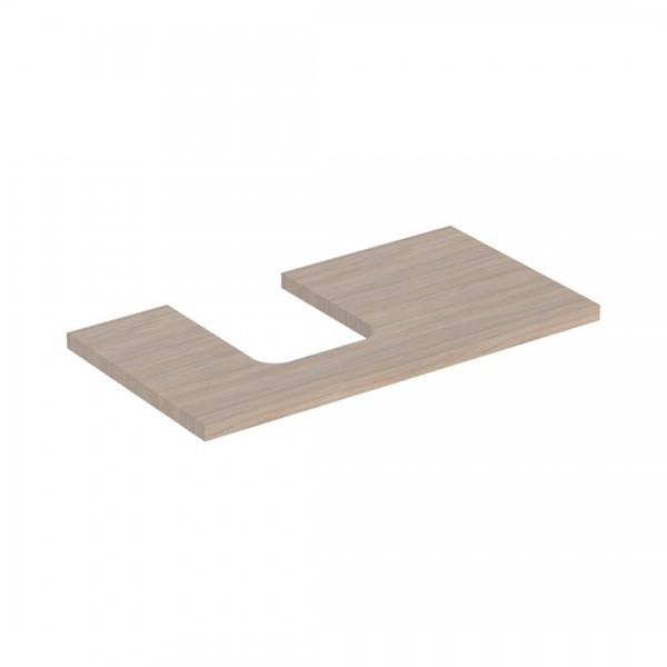 Geberit One blat 89,4x47,3 cm do umywalki nablatowej w kształcie misy lewy dąb 505.293.00.5