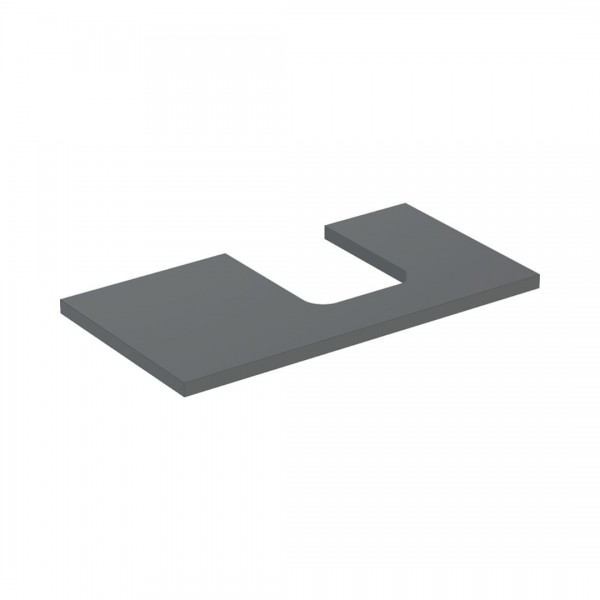 Geberit One blat 89,4x47,3 cm do umywalki nablatowej w kształcie misy prawy lava mat 505.313.00.3