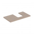 Geberit One blat 89,4x47,3 cm do umywalki nablatowej w kształcie misy prawy dąb 505.313.00.5