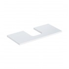 Geberit One blat 104,2x47,3 cm do umywalki nablatowej w kształcie misy biały połysk 505.274.00.1