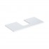 Geberit One blat 104,2x47,3 cm do umywalki nablatowej w kształcie misy biały połysk 505.274.00.1