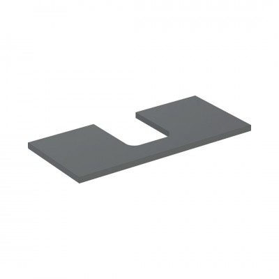 Geberit One blat 104,2x47,3 cm do umywalki nablatowej w kształcie misy lava mat 505.274.00.3
