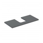 Geberit One blat 104,2x47,3 cm do umywalki nablatowej w kształcie misy lava mat 505.274.00.3