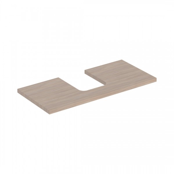 Geberit One blat 104,2x47,3 cm do umywalki nablatowej w kształcie misy dąb 505.274.00.5