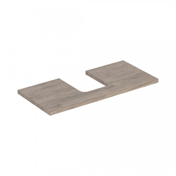Geberit One blat 104,2x47,3 cm do umywalki nablatowej w kształcie misy orzech hickory 505.274.00.6