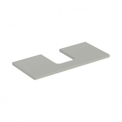 Geberit One blat 104,2x47,3 cm do umywalki nablatowej w kształcie misy szary beżowy mat 505.274.00.7