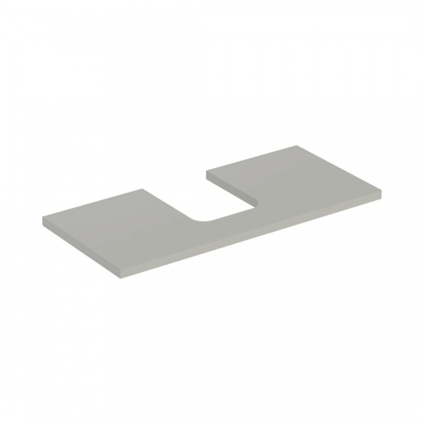 Geberit One blat 104,2x47,3 cm do umywalki nablatowej w kształcie misy szary beżowy mat 505.274.00.7