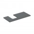 Geberit One blat 104,2x47,3 cm do umywalki nablatowej w kształcie misy lewy lava mat 505.294.00.3