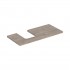 Geberit One blat 104,2x47,3 cm do umywalki nablatowej w kształcie misy lewy orzech hickory 505.294.00.6