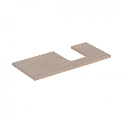 Geberit One blat 104,2x47,3 cm do umywalki nablatowej w kształcie misy prawy dąb 505.314.00.5
