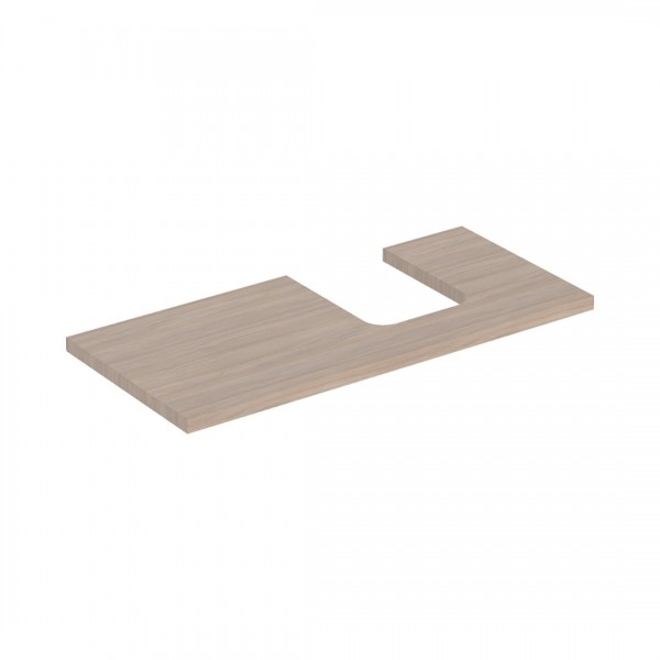 Geberit One blat 104,2x47,3 cm do umywalki nablatowej w kształcie misy prawy dąb 505.314.00.5