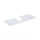 Geberit One blat 119x47,3 cm do umywalki nablatowej w kształcie misy biały połysk 505.275.00.1