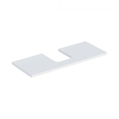 Geberit One blat 119x47,3 cm do umywalki nablatowej w kształcie misy biały mat 505.275.00.2