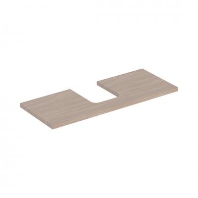 Geberit One blat 119x47,3 cm do umywalki nablatowej w kształcie misy dąb 505.275.00.5