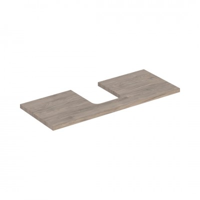 Geberit One blat 119x47,3 cm do umywalki nablatowej w kształcie misy orzech hickory 505.275.00.6
