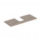 Geberit One blat 119x47,3 cm do umywalki nablatowej w kształcie misy orzech hickory 505.275.00.6