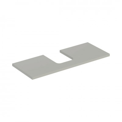 Geberit One blat 119x47,3 cm do umywalki nablatowej w kształcie misy szary beżowy mat 505.275.00.7