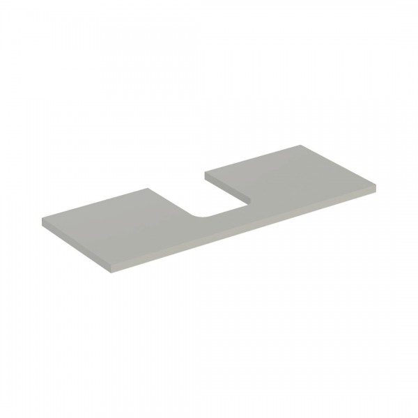 Geberit One blat 119x47,3 cm do umywalki nablatowej w kształcie misy szary beżowy mat 505.275.00.7