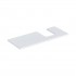 Geberit One blat 119x47,3 cm do umywalki nablatowej w kształcie misy prawy biały mat 505.315.00.2