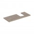 Geberit One blat 119x47,3 cm do umywalki nablatowej w kształcie misy prawy orzech hickory 505.315.00.6