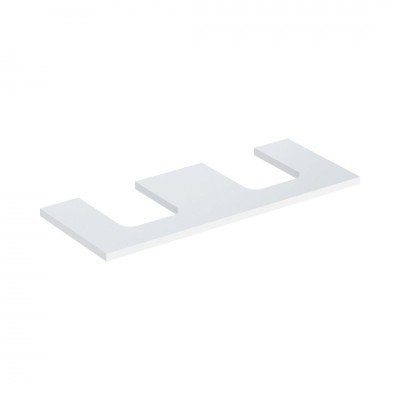 Geberit One blat 119x47,3 cm do umywalki nablatowej w kształcie misy biały połysk 505.335.00.1