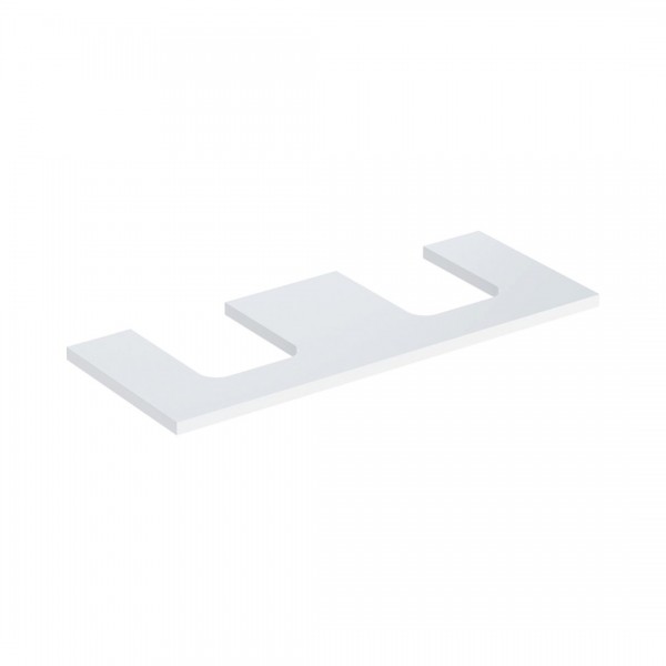 Geberit One blat 119x47,3 cm do umywalki nablatowej w kształcie misy biały połysk 505.335.00.1