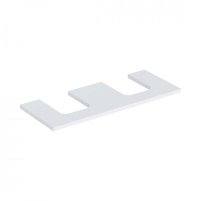 Geberit One blat 119x47,3 cm do umywalki nablatowej w kształcie misy biały mat 505.335.00.2