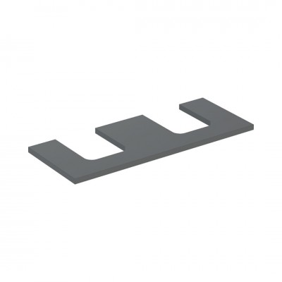 Geberit One blat 119x47,3 cm do umywalki nablatowej w kształcie misy lava mat 505.335.00.3