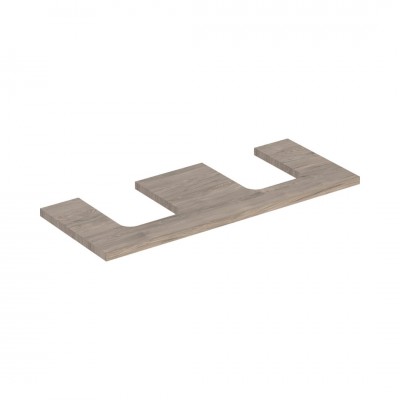 Geberit One blat 119x47,3 cm do umywalki nablatowej w kształcie misy orzech hickory 505.335.00.6