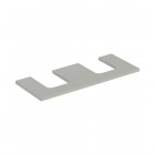 Geberit One blat 119x47,3 cm do umywalki nablatowej w kształcie misy szary beżowy mat 505.335.00.7