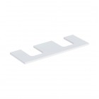 Geberit One blat 133.8x47,3 cm do umywalki nablatowej w kształcie misy biały mat 505.276.00.2