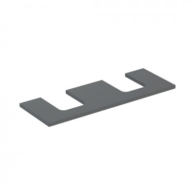 Geberit One blat 133.8x47,3 cm do umywalki nablatowej w kształcie misy lava mat 505.276.00.3