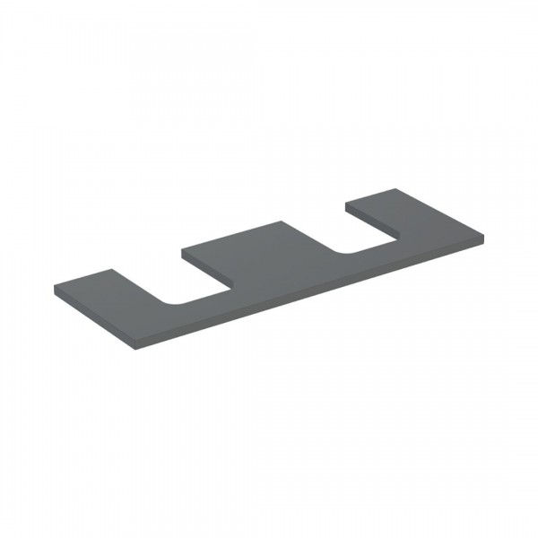 Geberit One blat 133.8x47,3 cm do umywalki nablatowej w kształcie misy lava mat 505.276.00.3