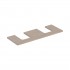Geberit One blat 133.8x47,3 cm do umywalki nablatowej w kształcie misy dąb 505.276.00.5