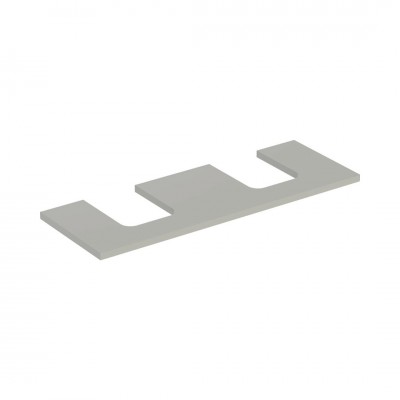 Geberit One blat 133.8x47,3 cm do umywalki nablatowej w kształcie misy szary beżowy 505.276.00.7