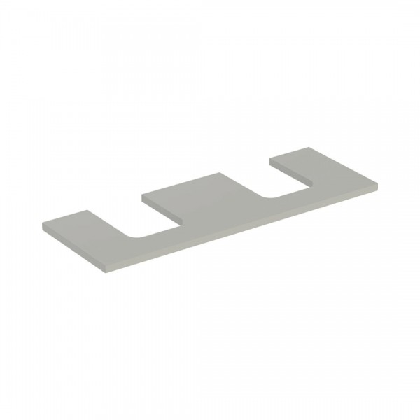 Geberit One blat 133.8x47,3 cm do umywalki nablatowej w kształcie misy szary beżowy 505.276.00.7