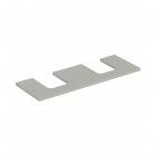 Geberit One blat 133.8x47,3 cm do umywalki nablatowej w kształcie misy szary beżowy 505.276.00.7