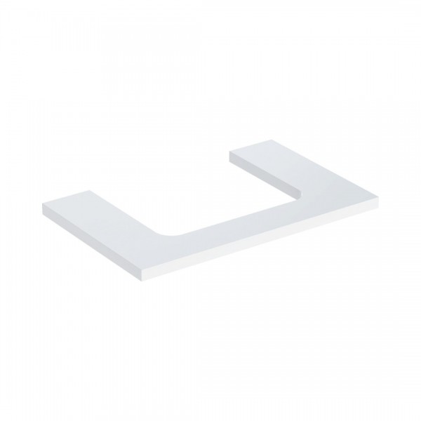 Geberit One blat 74,6x47,3 cm do prostokątnej umywalki nablatowej biały połysk 505.282.00.1