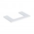 Geberit One blat 74,6x47,3 cm do prostokątnej umywalki nablatowej biały mat 505.282.00.2