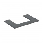Geberit One blat 74,6x47,3 cm do prostokątnej umywalki nablatowej lava mat 505.282.00.3