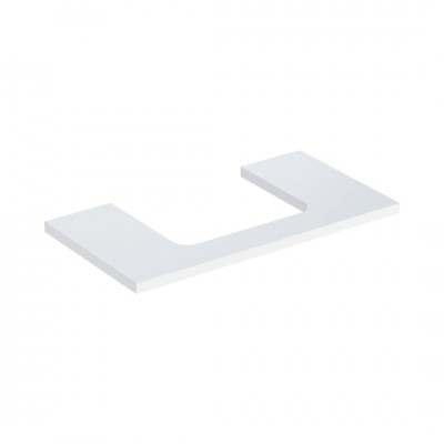 Geberit One blat 89,4x47,3 cm do prostokątnej umywalki nablatowej biały połysk 505.283.00.1
