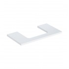 Geberit One blat 89,4x47,3 cm do prostokątnej umywalki nablatowej biały połysk 505.283.00.1