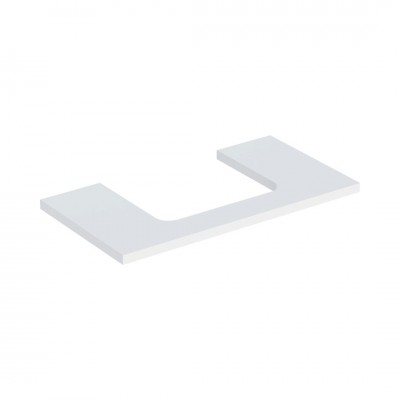 Geberit One blat 89,4x47,3 cm do prostokątnej umywalki nablatowej biały mat 505.283.00.2