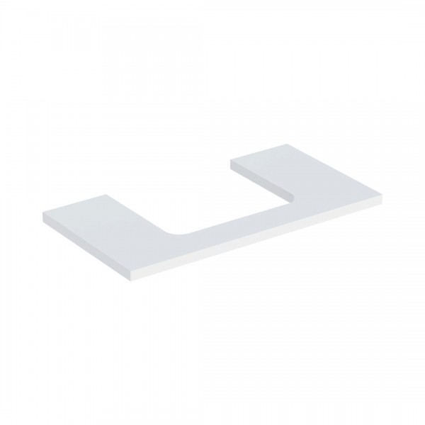 Geberit One blat 89,4x47,3 cm do prostokątnej umywalki nablatowej biały mat 505.283.00.2