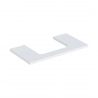 Geberit One blat 89,4x47,3 cm do prostokątnej umywalki nablatowej biały mat 505.283.00.2