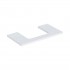 Geberit One blat 89,4x47,3 cm do prostokątnej umywalki nablatowej biały mat 505.283.00.2