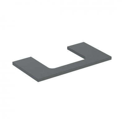 Geberit One blat 89,4x47,3 cm do prostokątnej umywalki nablatowej lava mat 505.283.00.3