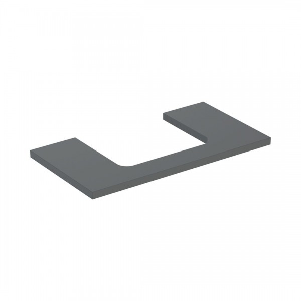 Geberit One blat 89,4x47,3 cm do prostokątnej umywalki nablatowej lava mat 505.283.00.3