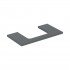 Geberit One blat 89,4x47,3 cm do prostokątnej umywalki nablatowej lava mat 505.283.00.3