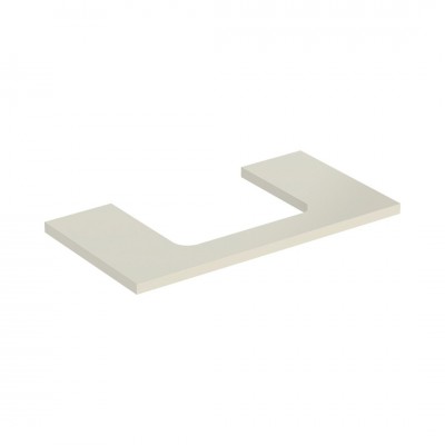 Geberit One blat 89,4x47,3 cm do prostokątnej umywalki nablatowej szary piaskowy połysk 505.283.00.4